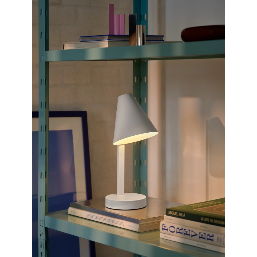 Nordlux - Lámpara de mesa WILMER 1xE14/40W/230V blanca