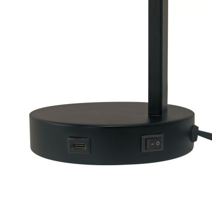 Nordlux - Lámpara de mesa WILMER 1xE14/40W/230V negra