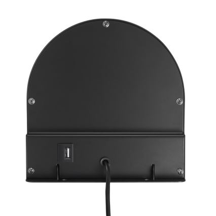 Nordlux - Lámpara de pared con repisa CODY 1xGU10/15W/230V negra