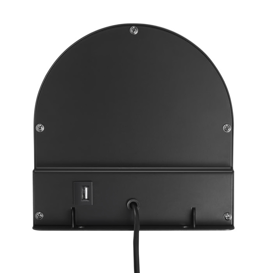Nordlux - Lámpara de pared con repisa CODY 1xGU10/15W/230V negra