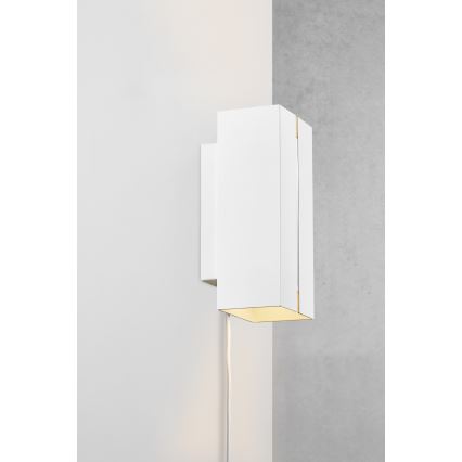 Nordlux - Lámpara de pared LED regulable CURTIZ 2xLED/4,5W/230V blanca