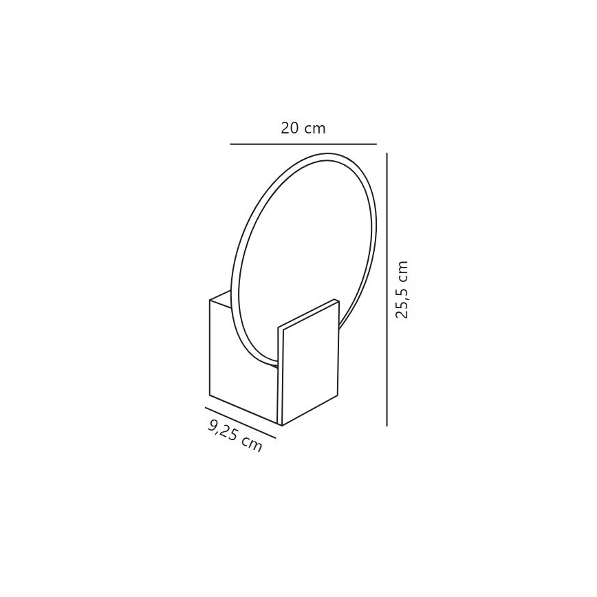 Nordlux - Lámpara de pared LED regulable para baño HESTER LED/9,5W/230V IP44 blanca