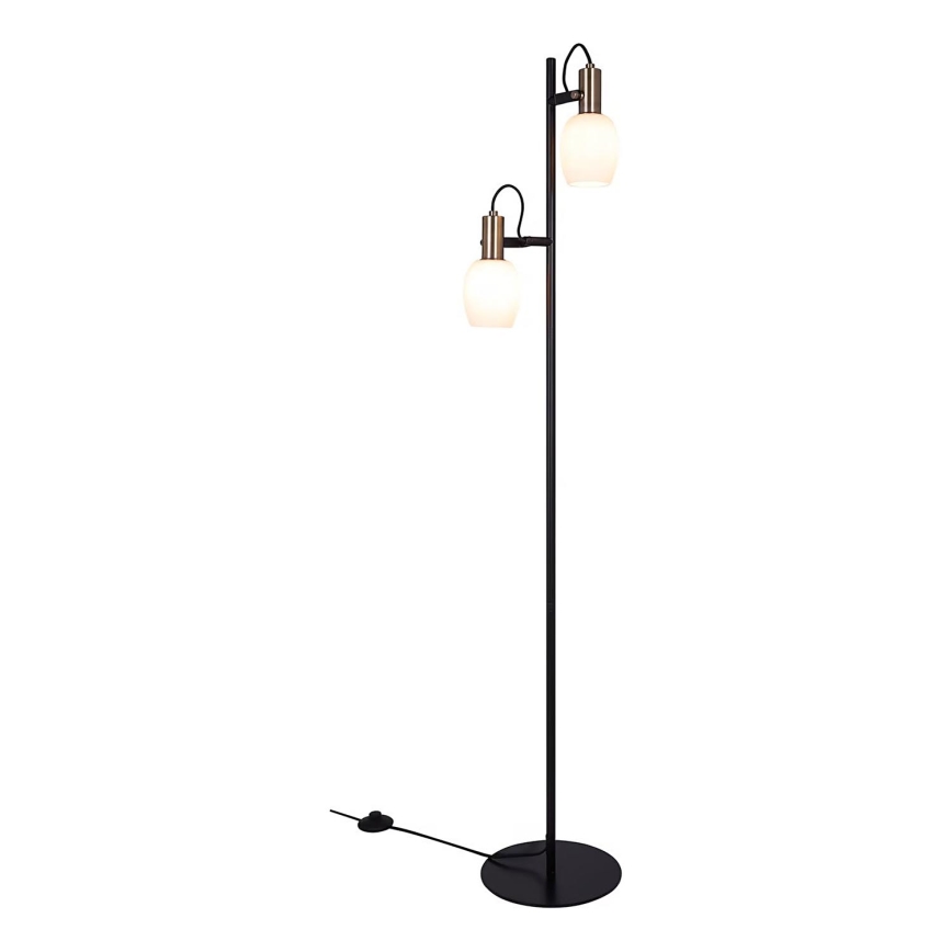 Nordlux - Lámpara de pie ARILD 2xE14/40W/230V negro