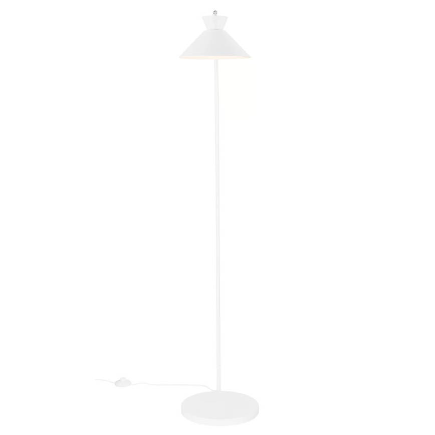 Nordlux - Lámpara de pie DIAL 1xE27/10W/230V blanca