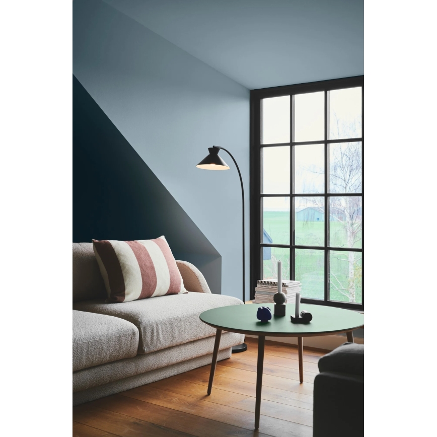 Nordlux - Lámpara de pie DIAL 1xE27/10W/230V negra 150 cm