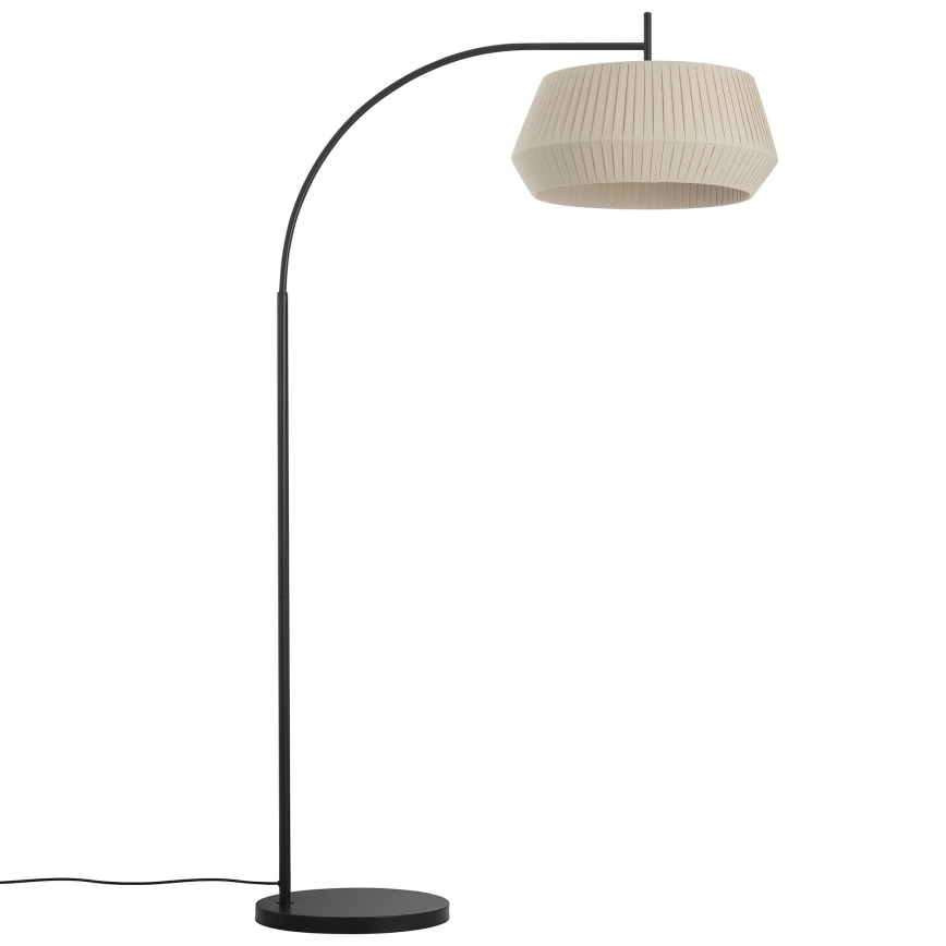 Nordlux - Lámpara de pie DICTE 1xE27/60W/230V negro/beige