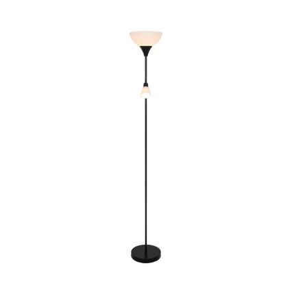 Nordlux - Lámpara de pie LAURIA 1xE27/40W/230V + 1xE14/15W negro