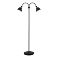 Nordlux - Lámpara de pie RAY 2xE14/25W/230V negra