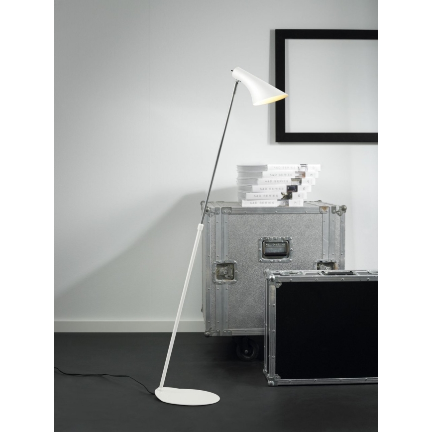 Nordlux - Lámpara de pie VANILA 1xE14/40W/230V blanco