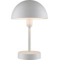 Nordlux - Lámpara de sobremesa exterior recargable LED regulable ELLEN, 2,8 W / 3,7 V, 2200 mAh, IP44, blanca