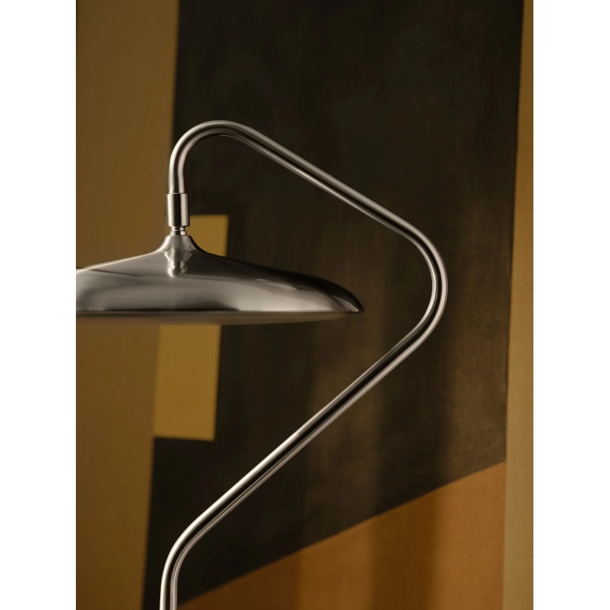 Nordlux - Lámpara de sobremesa LED ARTIST LED/15W/230V acero inoxidable