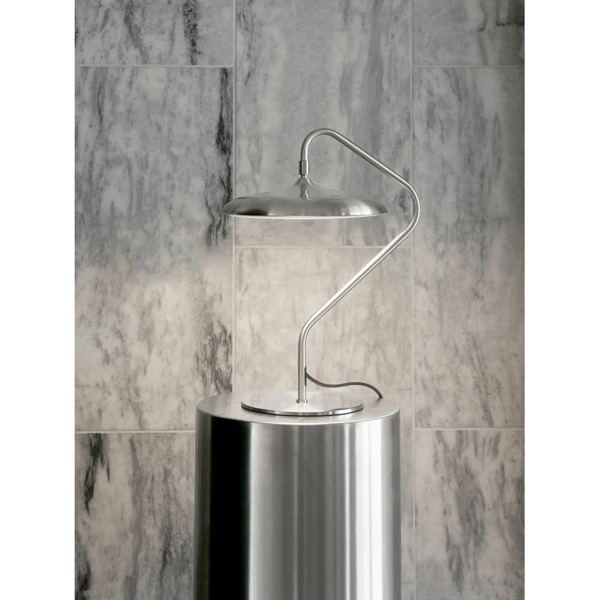 Nordlux - Lámpara de sobremesa LED ARTIST LED/15W/230V acero inoxidable