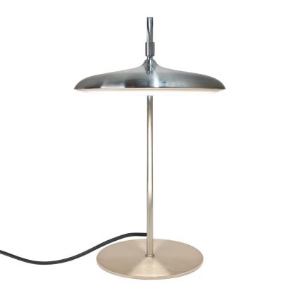 Nordlux - Lámpara de sobremesa LED ARTIST LED/15W/230V acero inoxidable