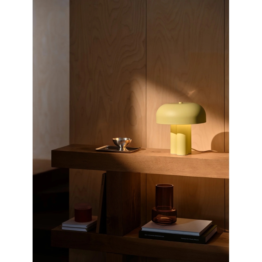 Nordlux - Lámpara de sobremesa SANDRO 1xE27/15W/230V amarilla