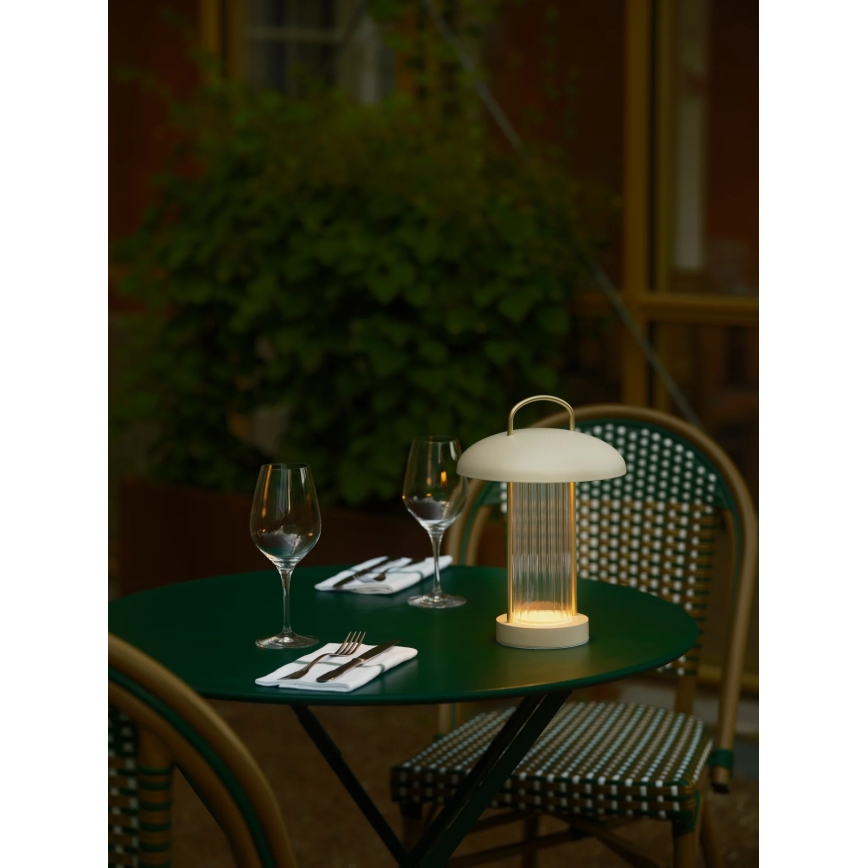 Nordlux - Lámpara de mesa táctil recargable LED regulable MIRANO LED/3W/3,7V beige