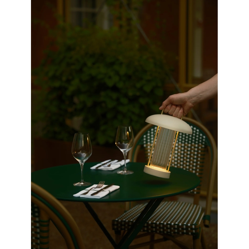 Nordlux - Lámpara de mesa táctil recargable LED regulable MIRANO LED/3W/3,7V beige