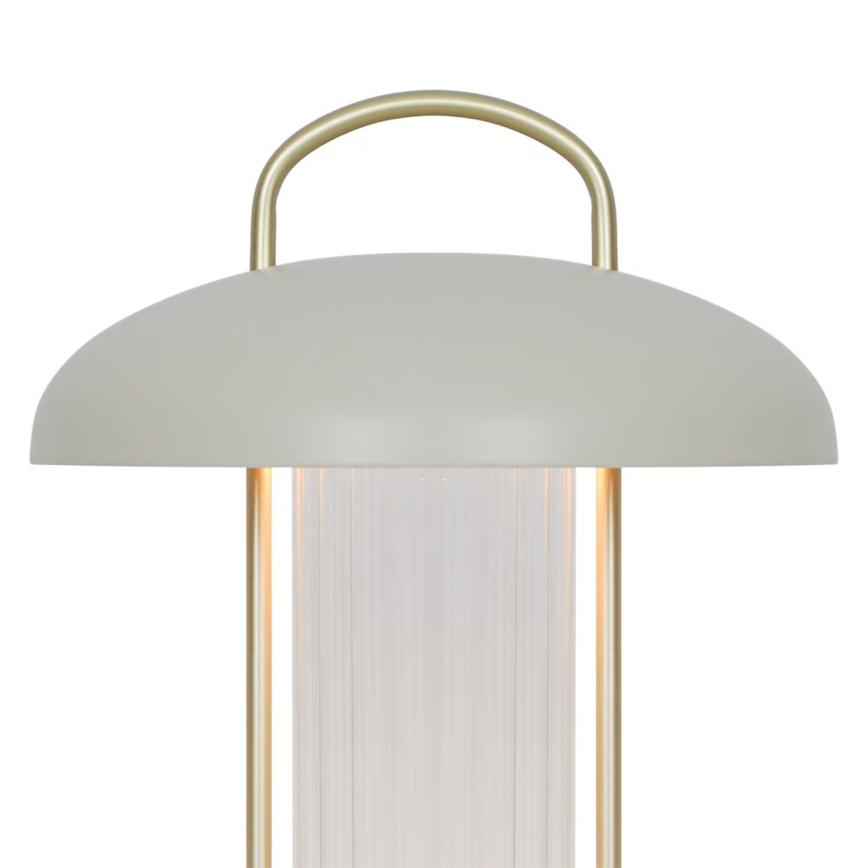 Nordlux - Lámpara de mesa táctil recargable LED regulable MIRANO LED/3W/3,7V beige