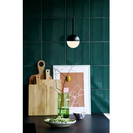 Nordlux - Lámpara de suspensión con cable CONTINA 1xG9/5W/230V negra