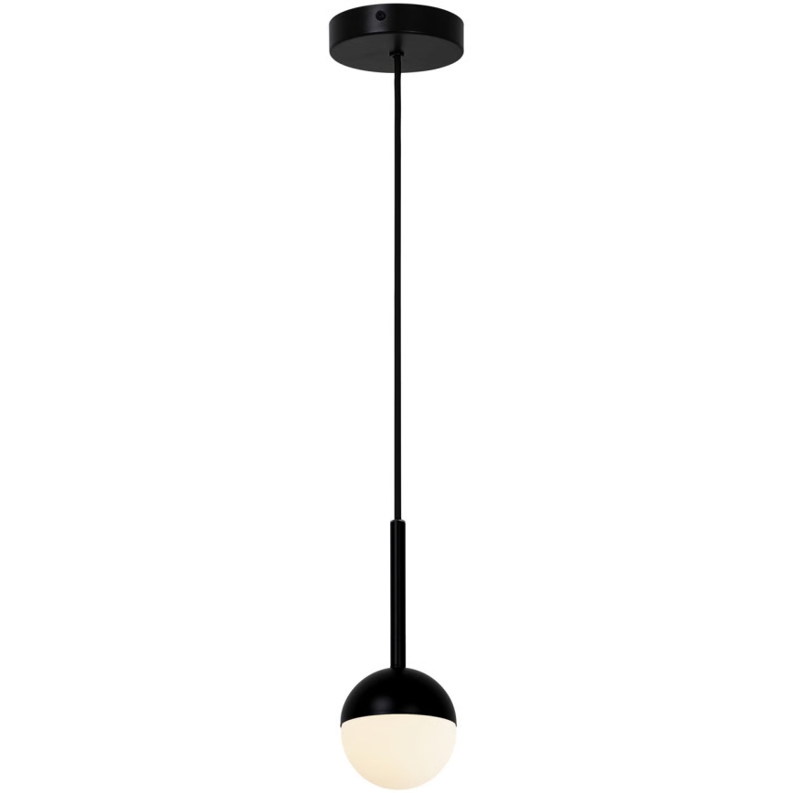 Nordlux - Lámpara de suspensión con cable CONTINA 1xG9/5W/230V negra