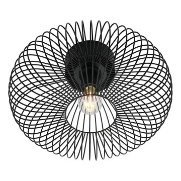 Nordlux - Lámpara de techo BERONI 1xE27/60W/230V Ø 40,3 cm negra