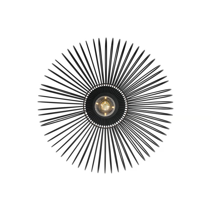 Nordlux - Lámpara de techo BERONI 1xE27/60W/230V Ø 40,3 cm negra