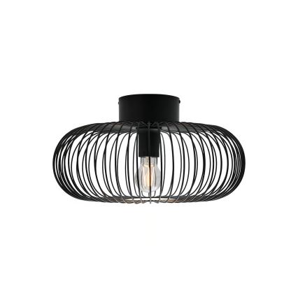 Nordlux - Lámpara de techo BERONI 1xE27/60W/230V Ø 40,3 cm negra