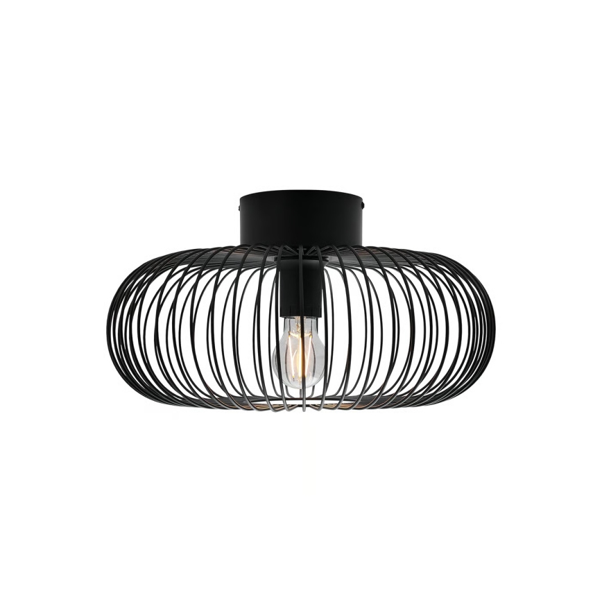 Nordlux - Lámpara de techo BERONI 1xE27/60W/230V Ø 40,3 cm negra