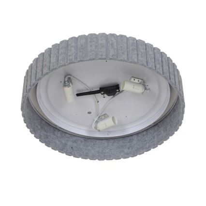Nordlux - Lámpara de techo CORATO 3xE14/15W/230V Ø 42 cm gris
