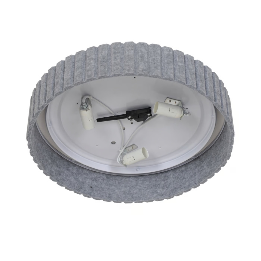 Nordlux - Lámpara de techo CORATO 3xE14/15W/230V Ø 42 cm gris