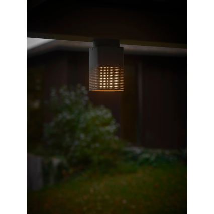 Nordlux - Lámpara de techo para exterior SIDARA 1xE27/15W/230V IP54 antracita