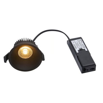 Nordlux - Lámpara empotrable de baño LED regulable ALBRIC LED/8W/230V IP44 negro
