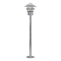 Nordlux - Lámpara exterior BLOKHUS 1x E27/60W/230V IP54 plateada, 92 cm