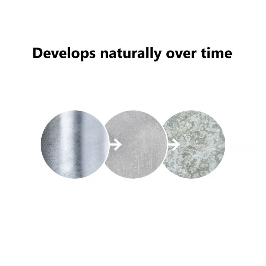 Nordlux - Lámpara exterior BLOKHUS 1x E27/60W/230V IP54 plateada, 92 cm