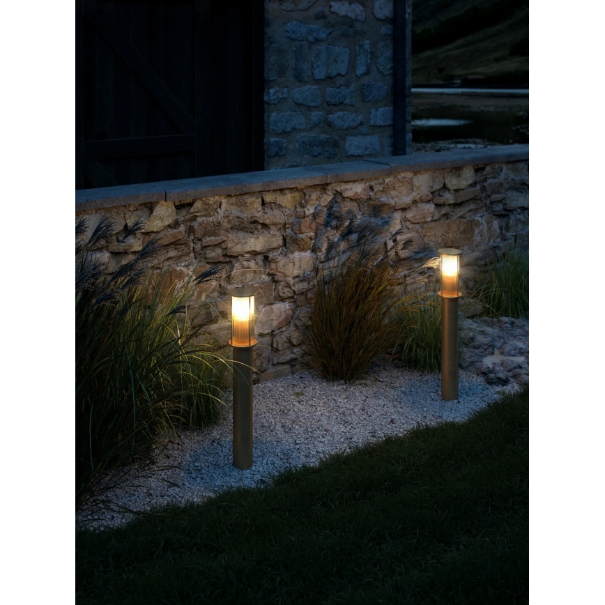 Nordlux - Lámpara exterior LINTON 1xE27/15W/230V IP54 latón