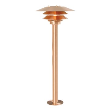 Nordlux - Lámpara exterior VENO 1xE27/60W/230V IP54 acabado en cobre