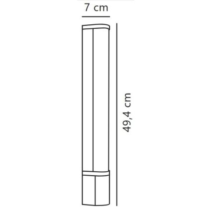 Nordlux - Lámpara LED para debajo del mueble con enchufe MALAIKA LED/6W/230V 3000K IP44 blanca