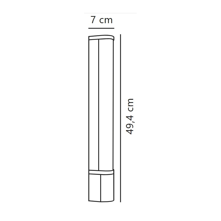 Nordlux - Lámpara LED para debajo del mueble con enchufe MALAIKA LED/6W/230V 3000K IP44 blanca