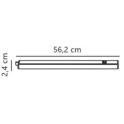 Nordlux - Lámpara LED para debajo de los muebles de cocina LATONA LED/8W/230V 3000/4000K 56,2 cm