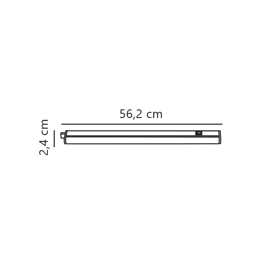 Nordlux - Lámpara LED para debajo de los muebles de cocina LATONA LED/8W/230V 3000/4000K 56,2 cm