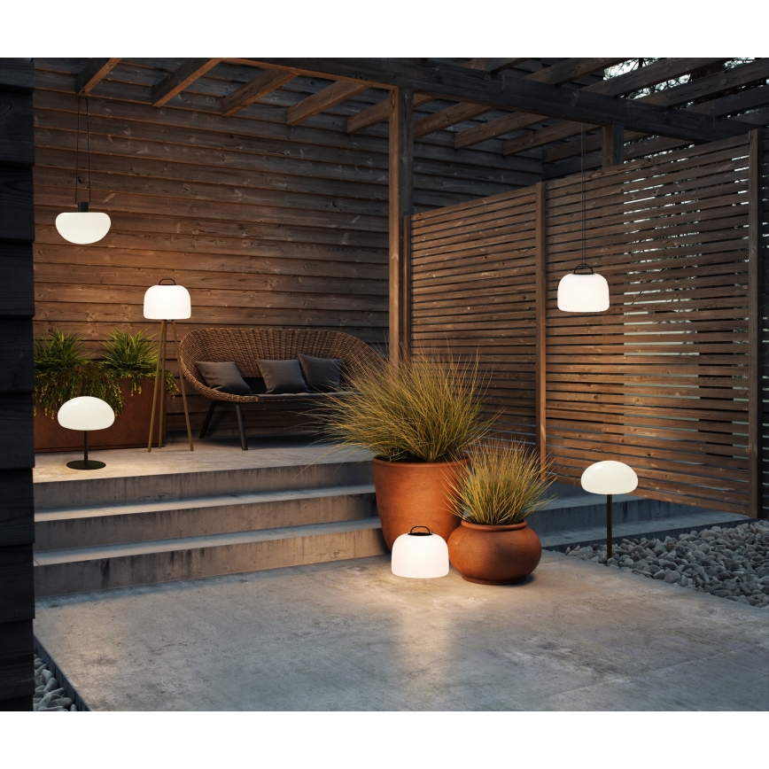 Nordlux - Lámpara LED portátil para exterior regulable KETTLE TO-GO LED/4,8W/3,7V 2x2200 mAh IP65