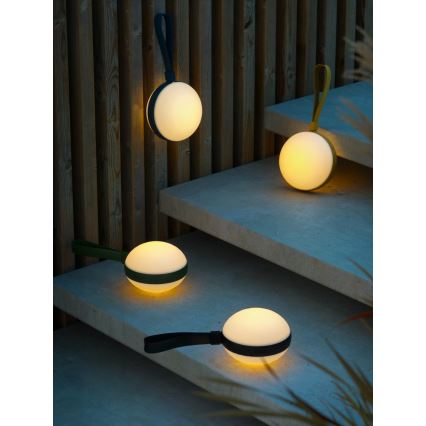 Nordlux - Lámpara LED portátil para exterior regulable BRING TO-GO LED/1W/3,7V IP54 1500 mAh negro