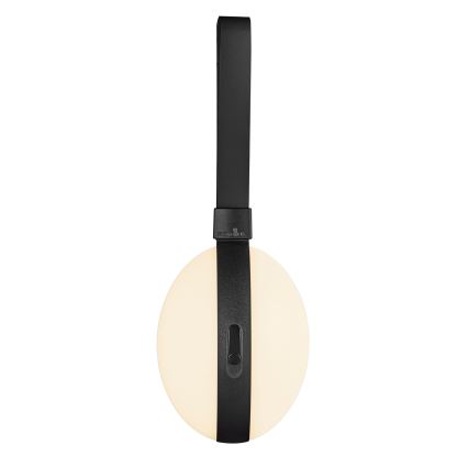Nordlux - Lámpara LED portátil para exterior regulable BRING TO-GO LED/1W/3,7V IP54 1500 mAh negro