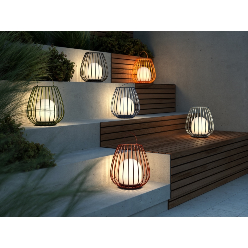 Nordlux - Lámpara portátil exterior LED regulable JIM TO-GO LED/3W/3,7V IP54 5000 mAh negra