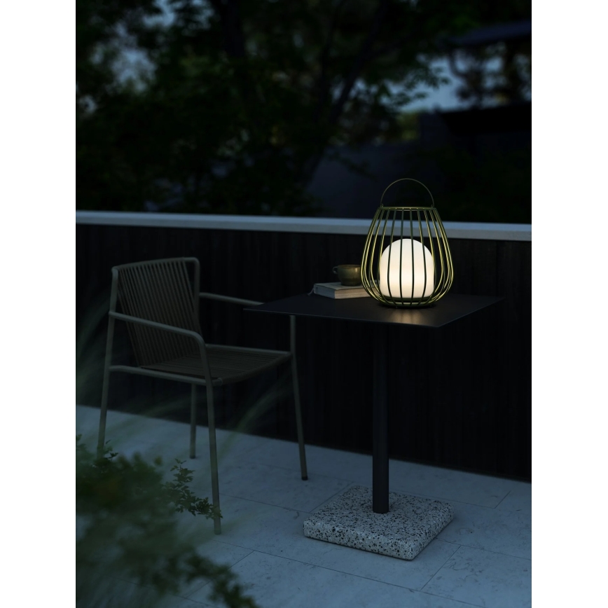 Nordlux - Lámpara LED portátil regulable para exterior JIM TO-GO LED/3W/3,7V IP54 5000 mAh verde