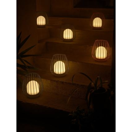 Nordlux - Lámpara portátil LED Regulable para exterior JIM TO-GO LED/3W/3,7V IP54 5000 mAh roja