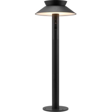 Nordlux - Lámpara solar LED con sensor, 5W/3,7V, IP44, negra, 60 cm