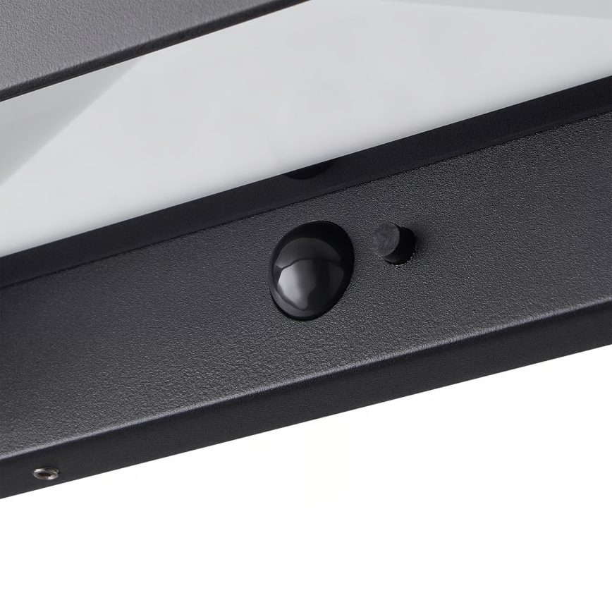 Nordlux - Luminaria solar LED con sensor MARCELLIO LED/5W/5V IP54 2200 mAh negra