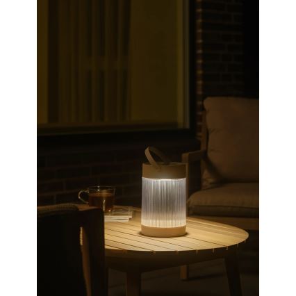 Nordlux - Lámpara solar LED COUPAR LED/3,2W/3,7V beige