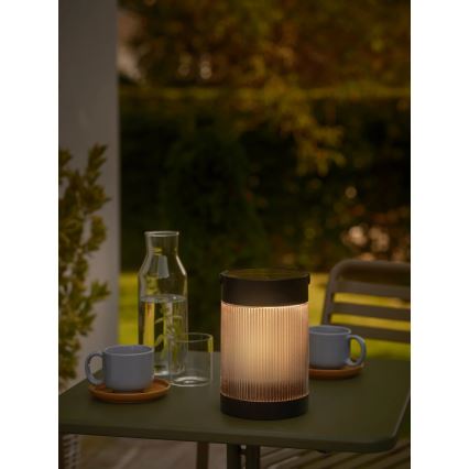 Nordlux - Lámpara solar LED COUPAR LED/3,2W/3,7V negra