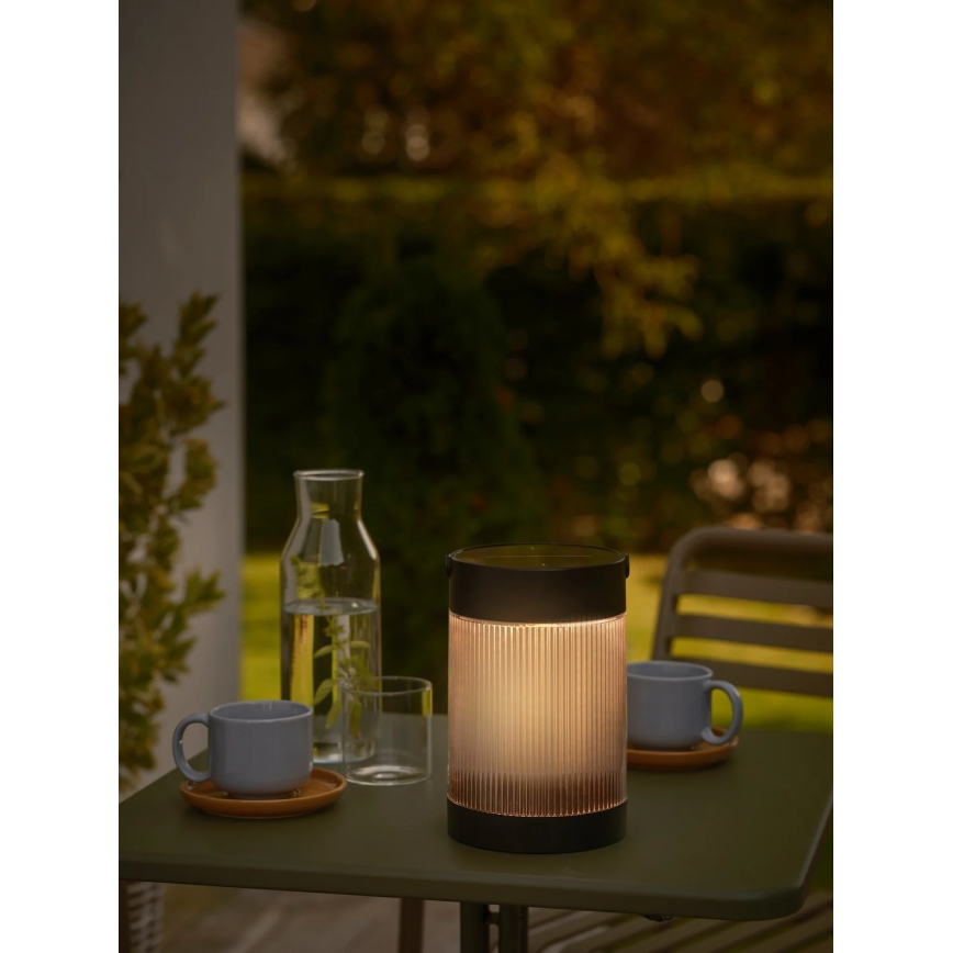 Nordlux - Lámpara solar LED COUPAR LED/3,2W/3,7V negra